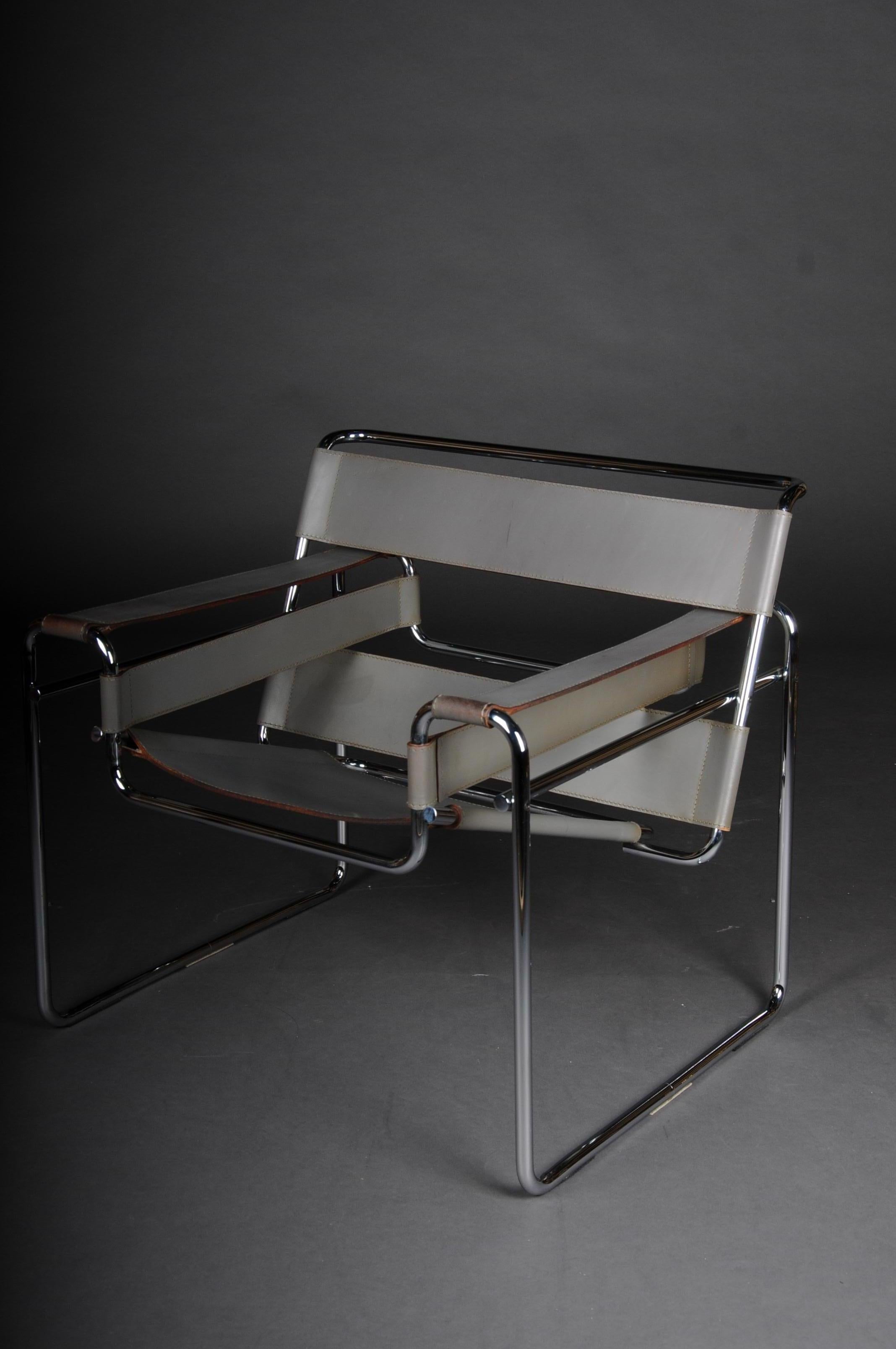 Designer Armchair / Chair Wassily Marcel Breuer / Knoll International For Sale 2