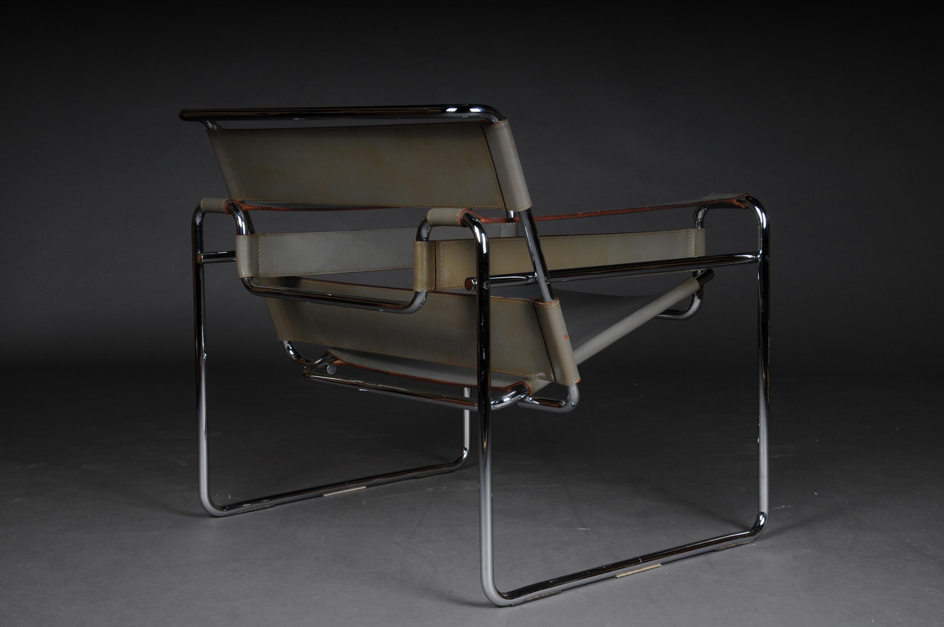 Fauteuil / chaise de designer Wassily Marcel Breuer / Knoll International en vente 6