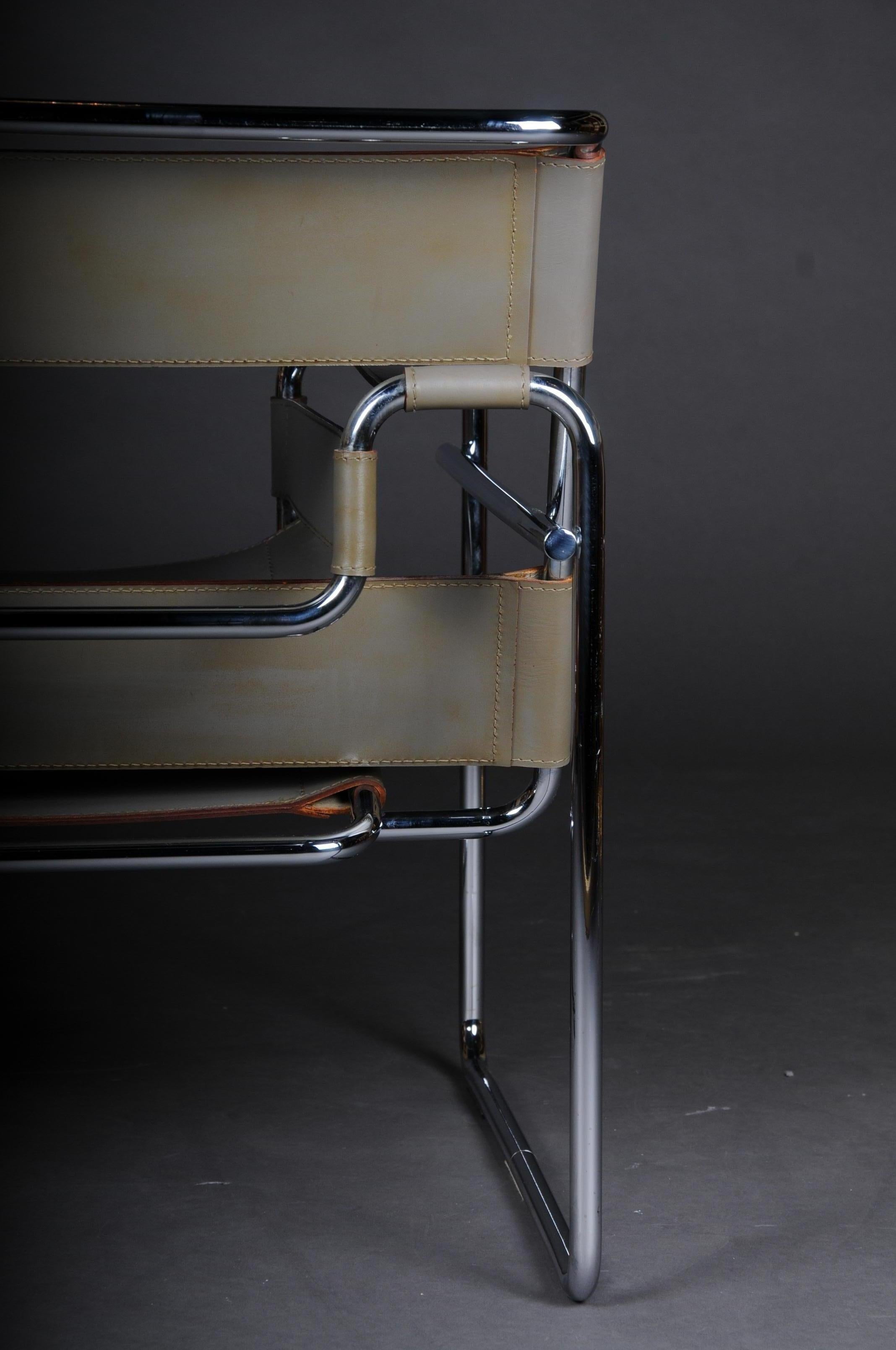 Fauteuil / chaise de designer Wassily Marcel Breuer / Knoll International en vente 8