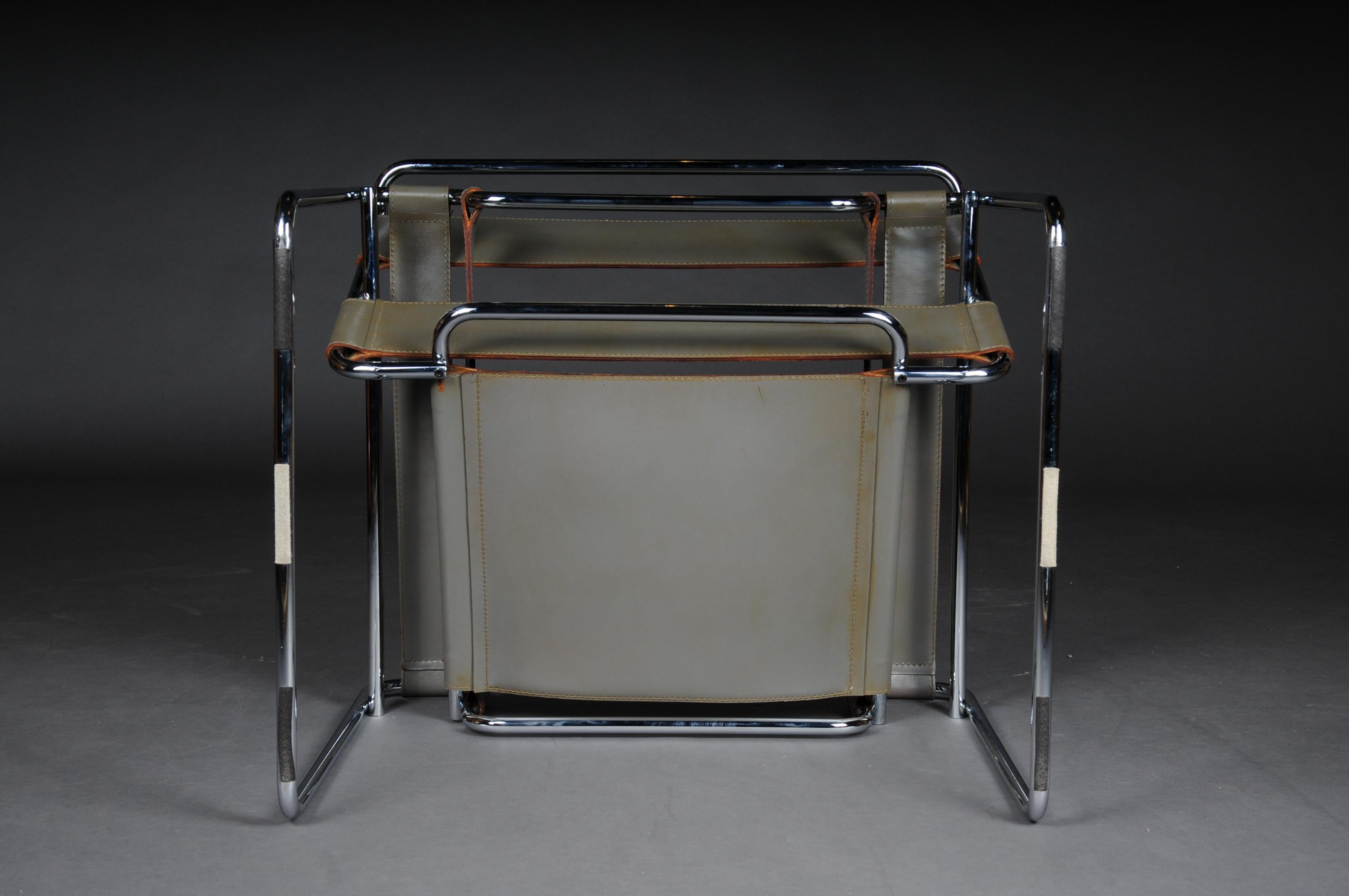 Designer Armchair / Chair Wassily Marcel Breuer / Knoll International For Sale 12