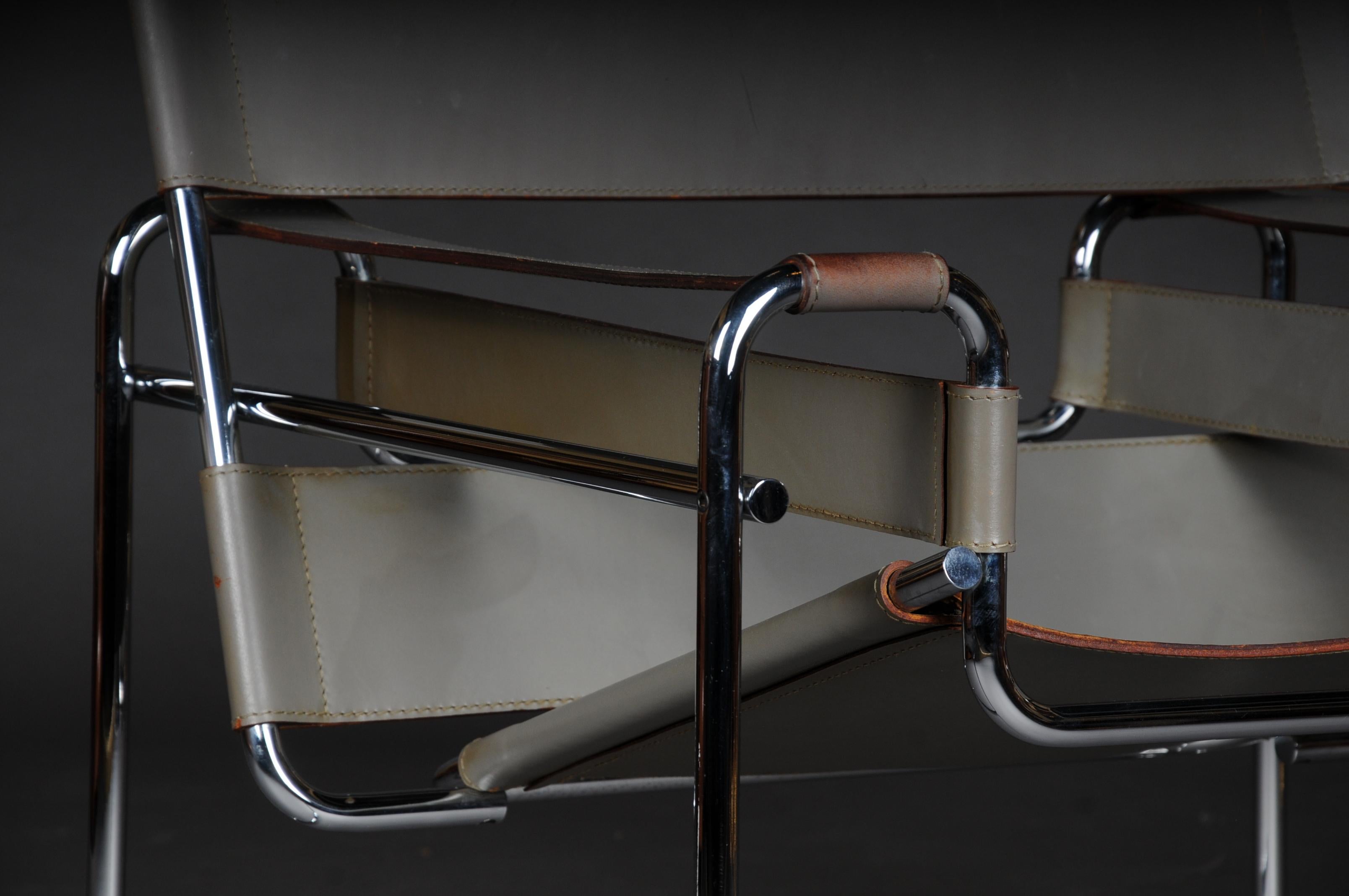 Designer Armchair / Chair Wassily Marcel Breuer / Knoll International In Good Condition For Sale In Berlin, DE