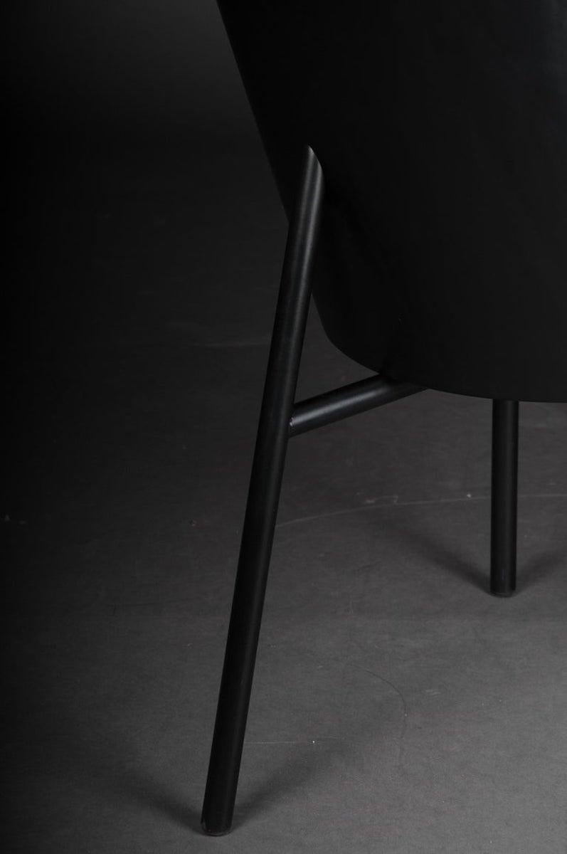 Sillón de diseño Philippe Strack, Negro, Pratfall en venta 10