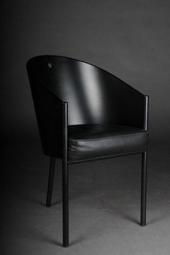 Designer Armchair Philippe Strack, Black, Pratfall