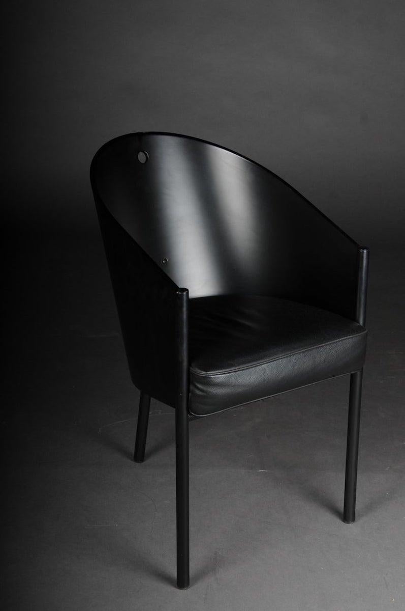 Sillón de diseño Philippe Strack, Negro, Pratfall Francés en venta