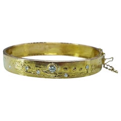 Designer Bjorn Weckstrom Lapponia Diamond 14K Gold Bracelet Modernist
