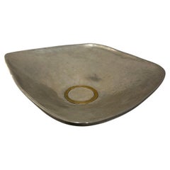 Bol de designer en aluminium et laiton, David Marshall, Espagne