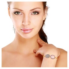 Designer Bracelet with Tsavorite, Ethopian Opal and Pave Diamonds Set