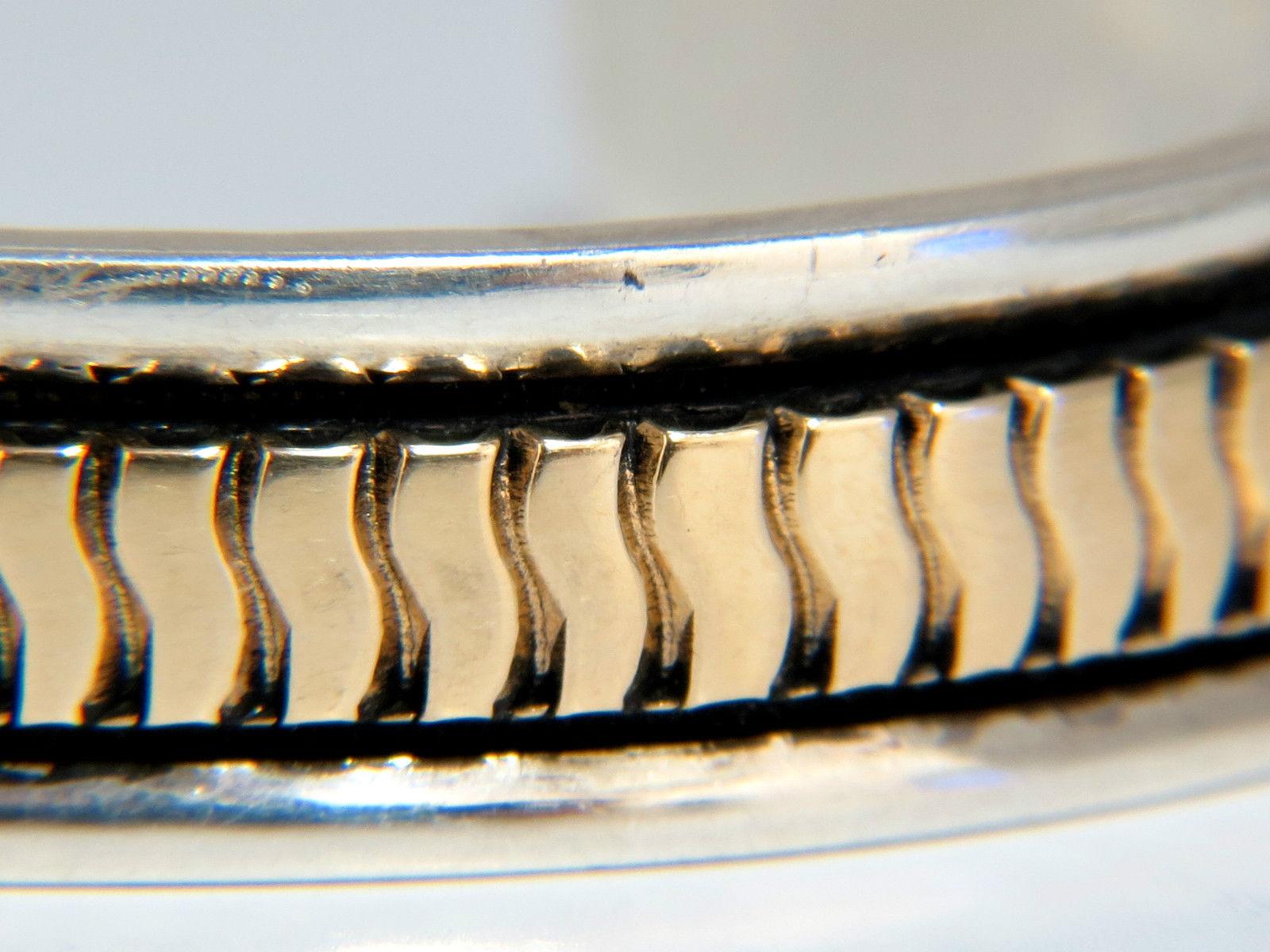da uomo o donna Designer C. Harrell Orecchini pendenti e bracciale Bangle 14 carati e 925 in vendita