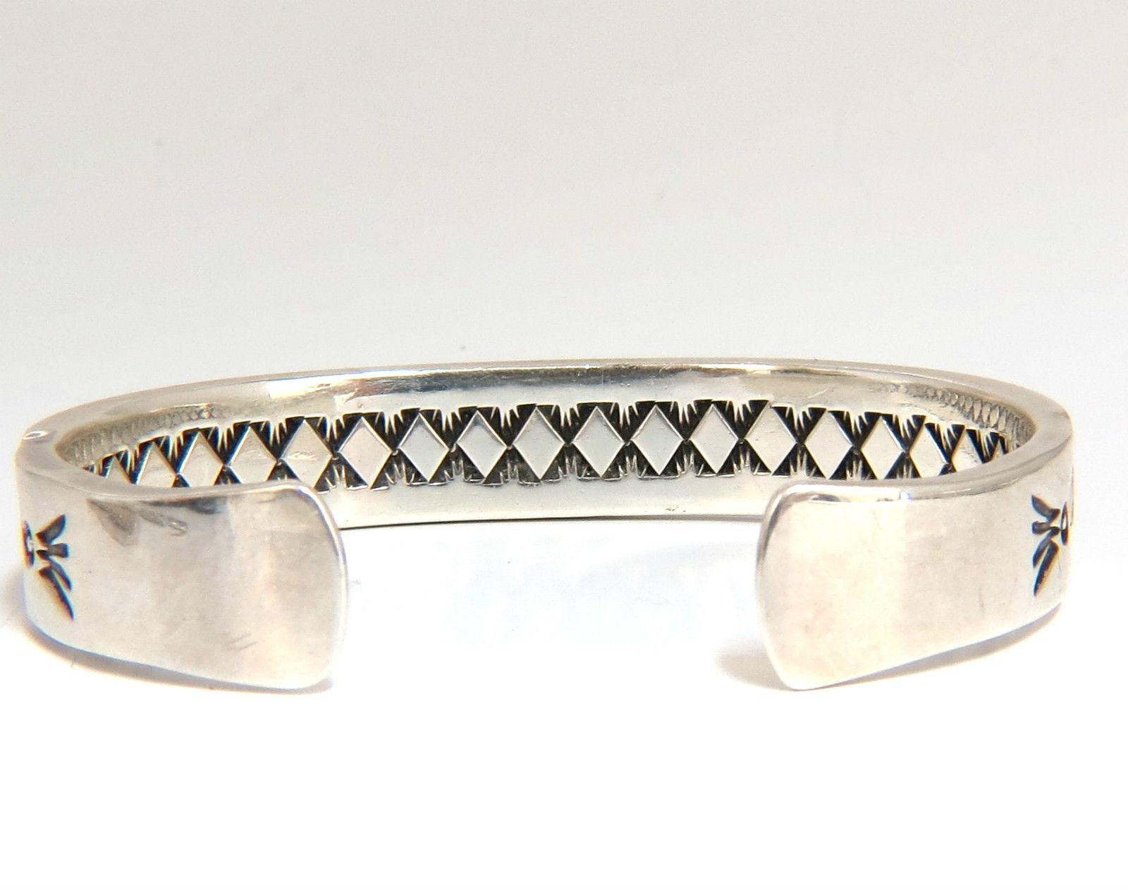 Designer C. Harrell Orecchini pendenti e bracciale Bangle 14 carati e 925 in vendita 2