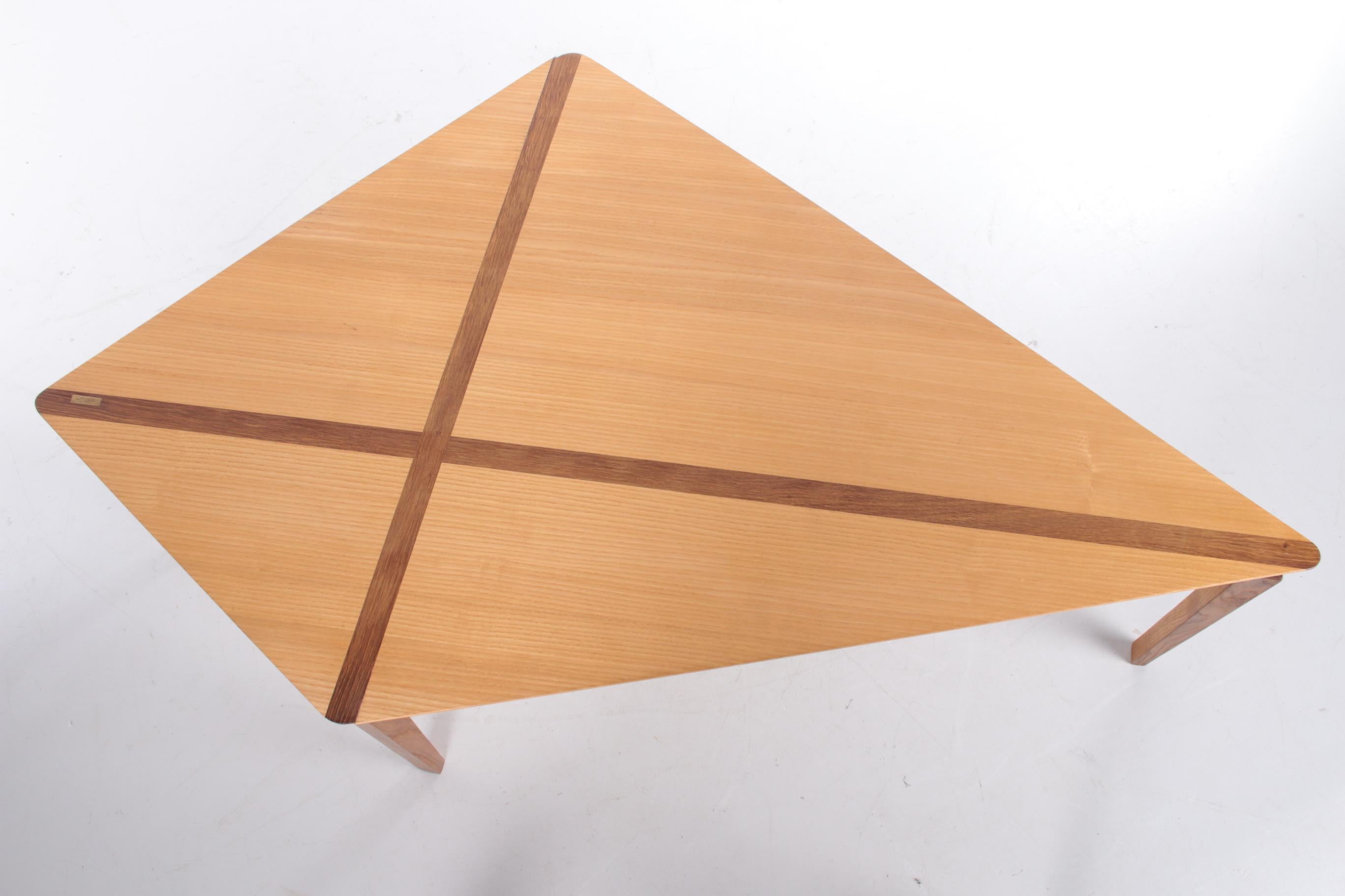 Late 20th Century Stefan Göransson coffee table beech wood brand Carp, 1970 Denmark For Sale