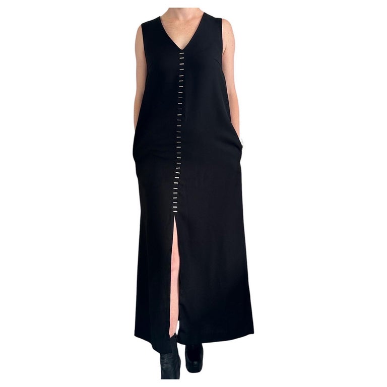 black sleeveless maxi dress casual Xdegoge Linen Dresses for Women Sleeveless V Neck Maxi Dress with Pockets Loose Fit A Line Dress Casual Vacation Beach Dress Summer Resort Daily Wear Travel Black L