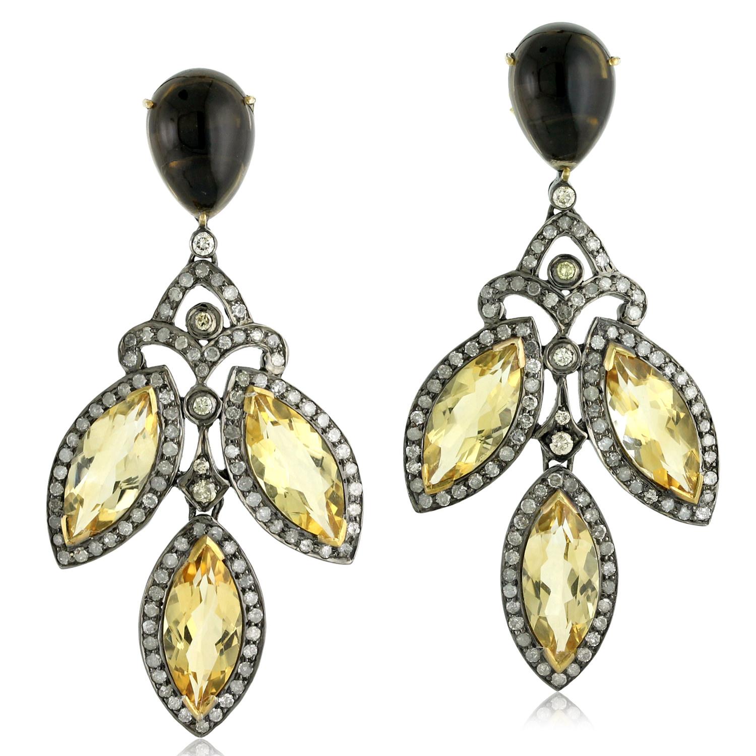 designer chandelier earrings