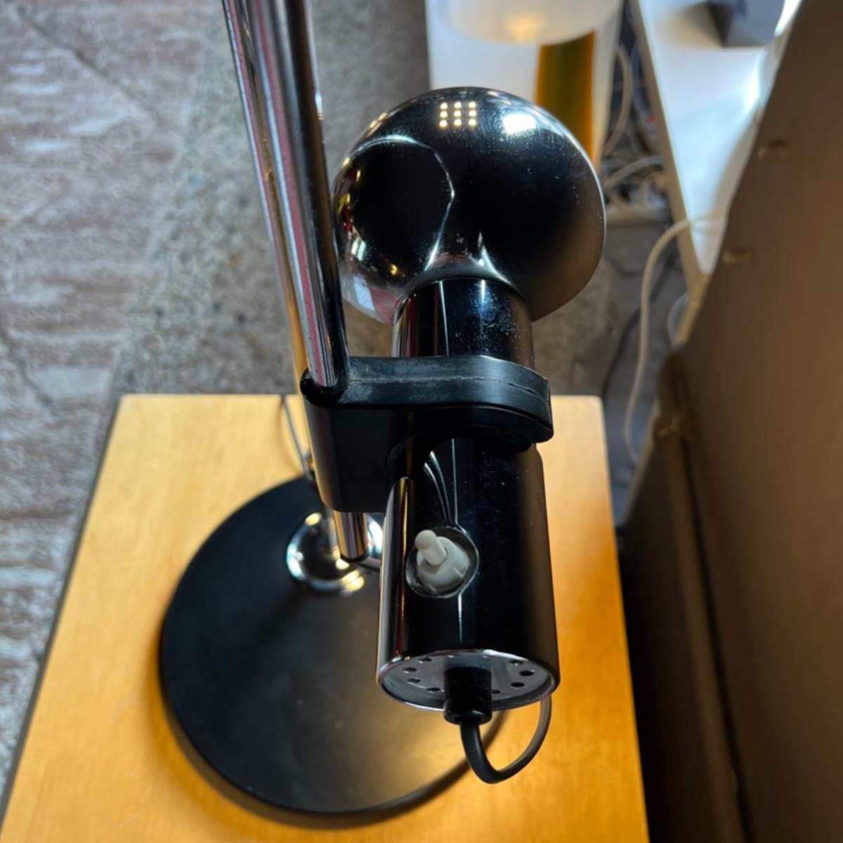 Mid-Century Modern Designer Chrom Table Lamp Italy 1970s For Sale
