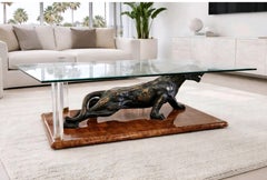 Designer Claude Dalle Coffee Table Hollywood Regency