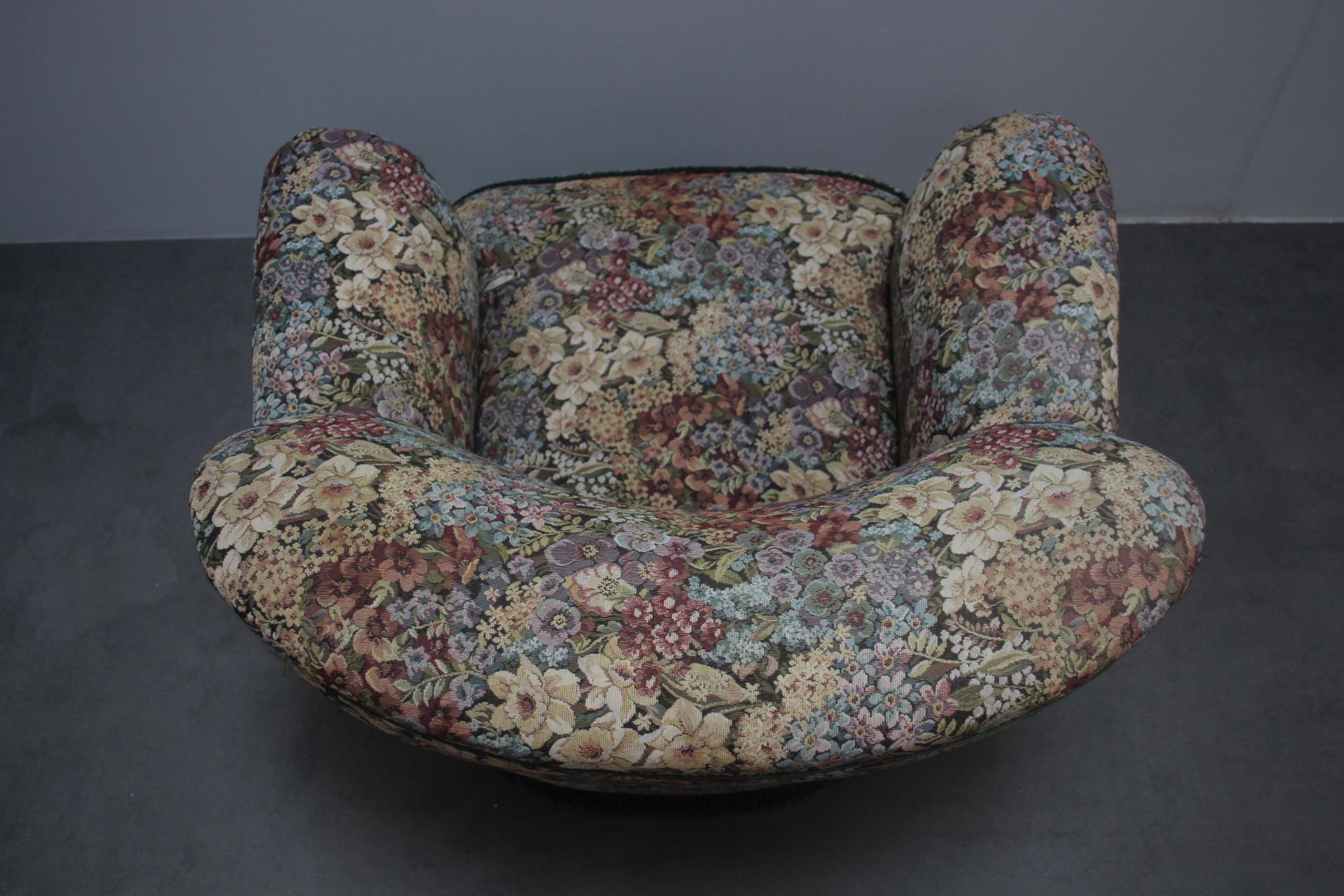 Designer-Clubsessel, 1940er Jahre. (Stoff) im Angebot