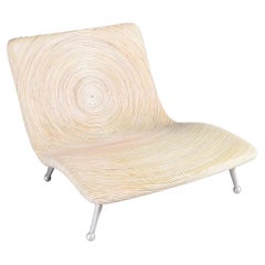 Designer Coconut Wicker Low Lounge Chair by Clayton Tugonon for Snug