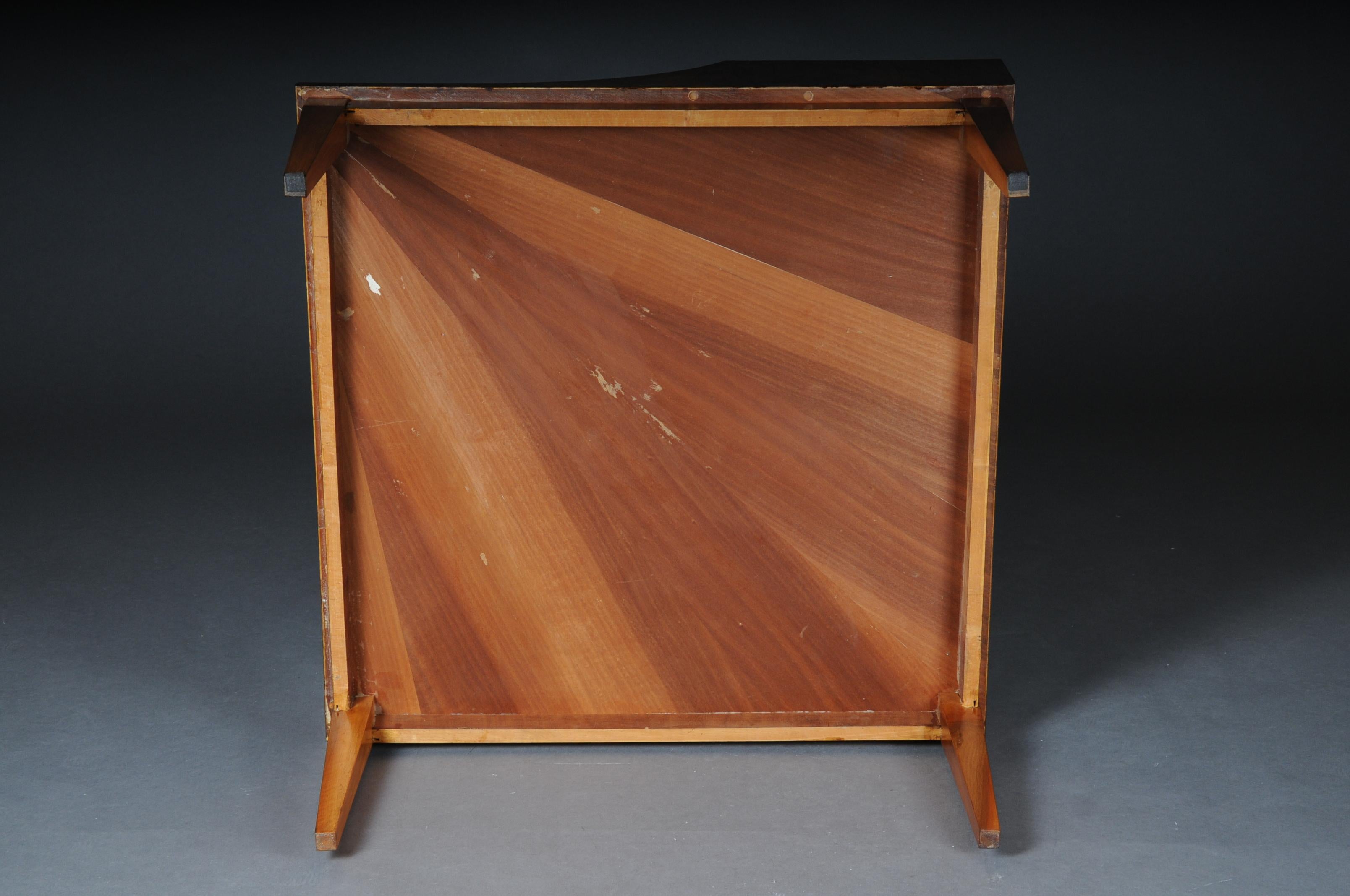 Designer Coffee Table/Corner Table/Lowboard Vintage 1960-1970 Walnut 7