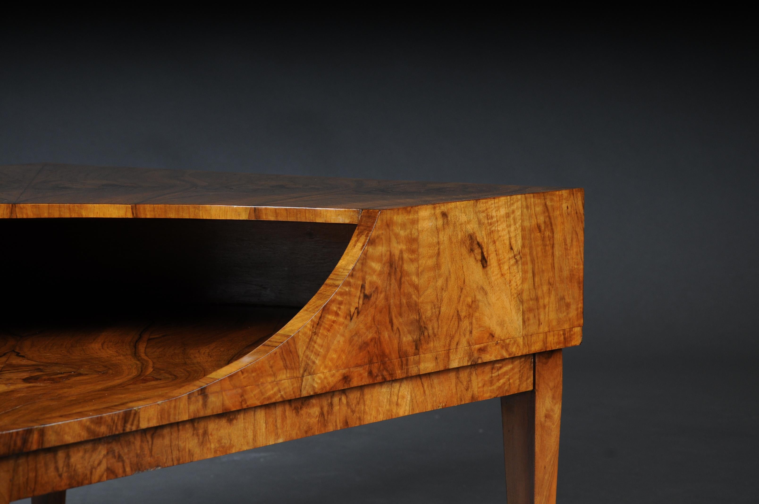 Designer Coffee Table/Corner Table/Lowboard Vintage 1960-1970 Walnut 1