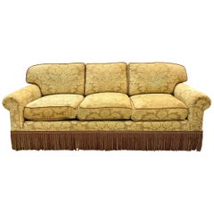 Designer Custom Sofa Upholstered in Brunschwig and Fils Fabric