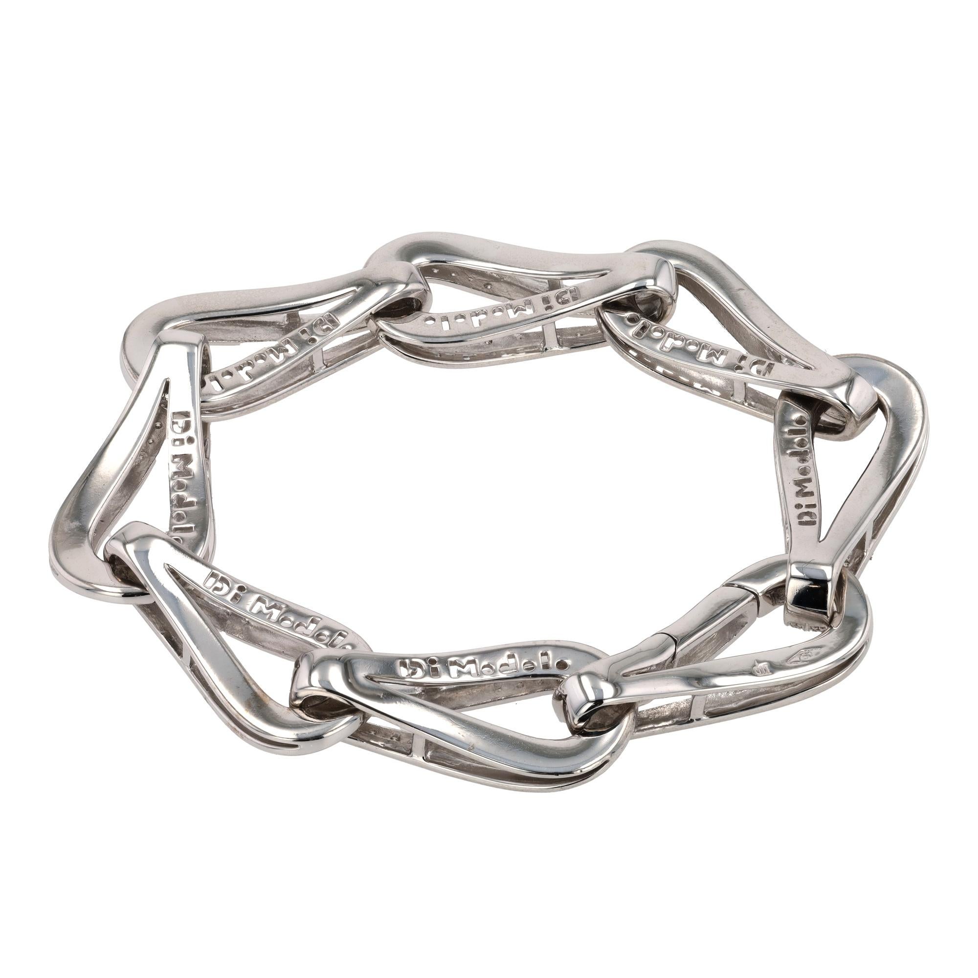 Designer Di Modolo 18k Weißgold und Diamant 7
