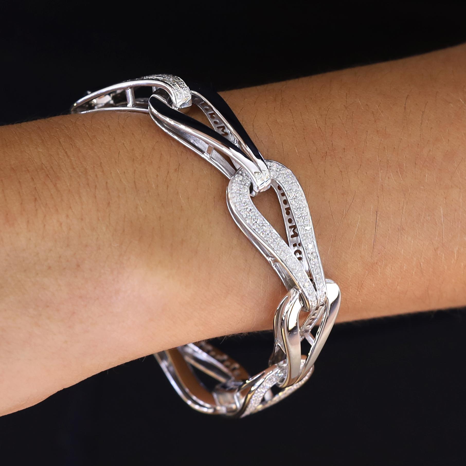 Designer Di Modolo 18k Weißgold und Diamant 7