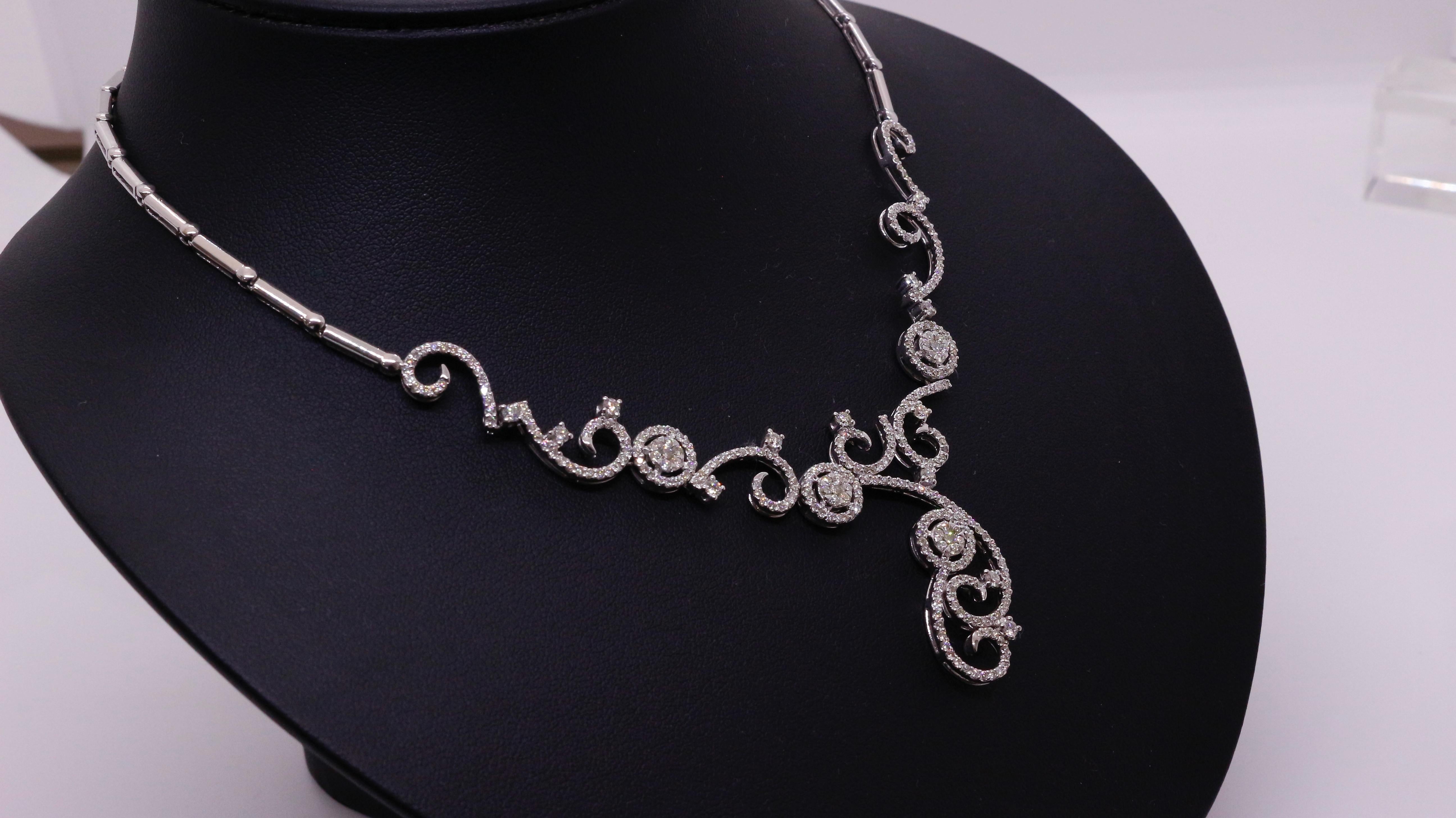 handcrafted diamond necklaces