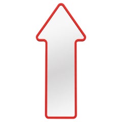 Designer Directional Floor Mirror Available in Custom Colours – Red Arrow 7