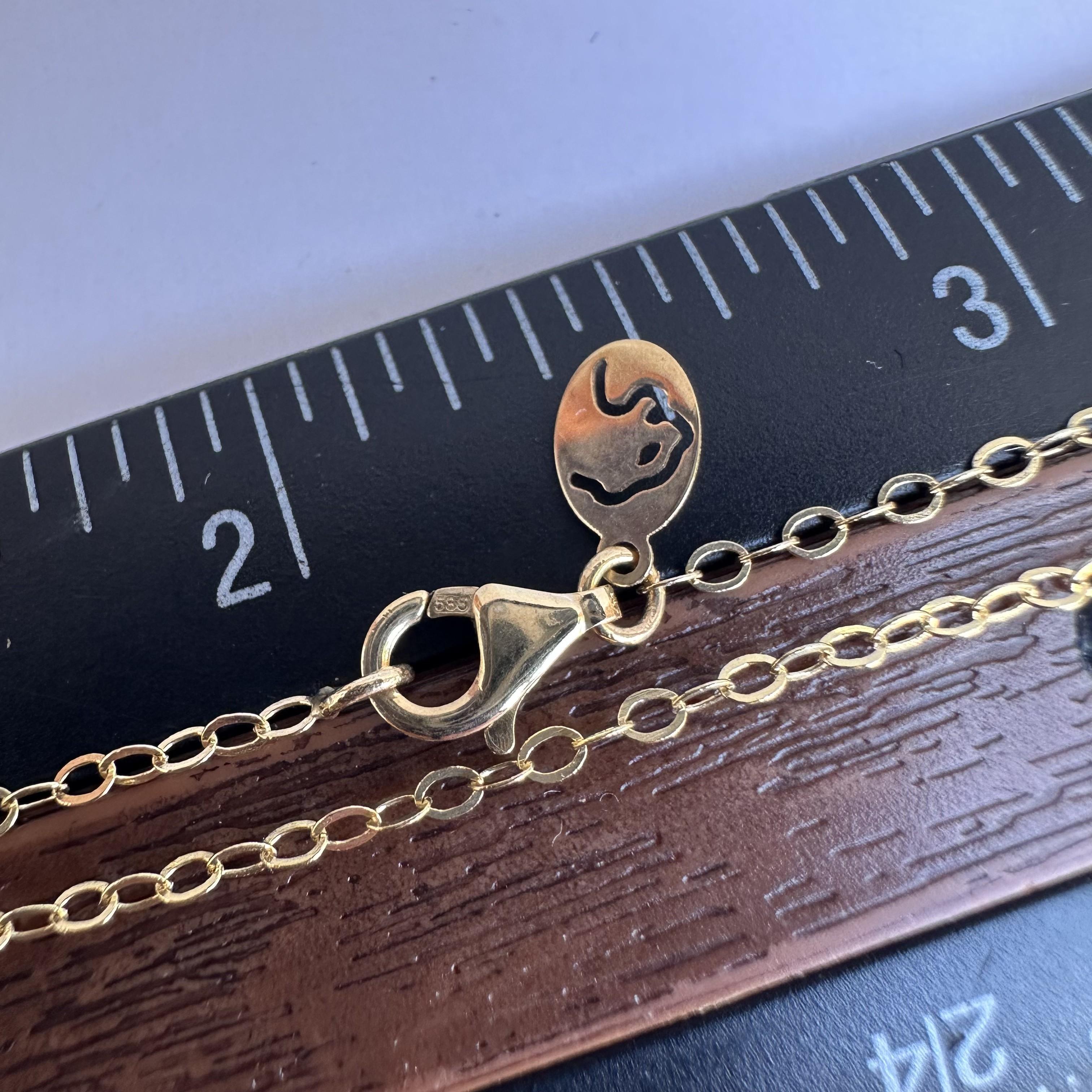 Designerin Effy 14kt Gelbgold Bar-Halskette - 18
