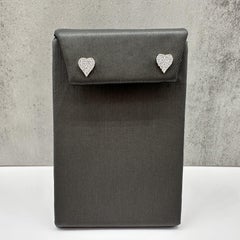 Designer-Ohrringe „Effy Diamond Heart“ aus 14-karätigem Gelbgold, 0,31 Karat Gesamtgewicht, im Originalzustand