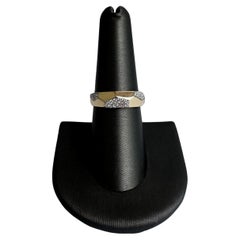 Anello con diamanti Effy in oro giallo 14 carati - 0,28 carati di diamanti, misura 7, NWT