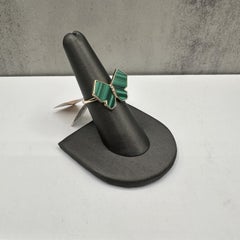 Designer Effy Malachite Butterfly Ring in 14kt Yellow Gold – 3.85ctw Malachite