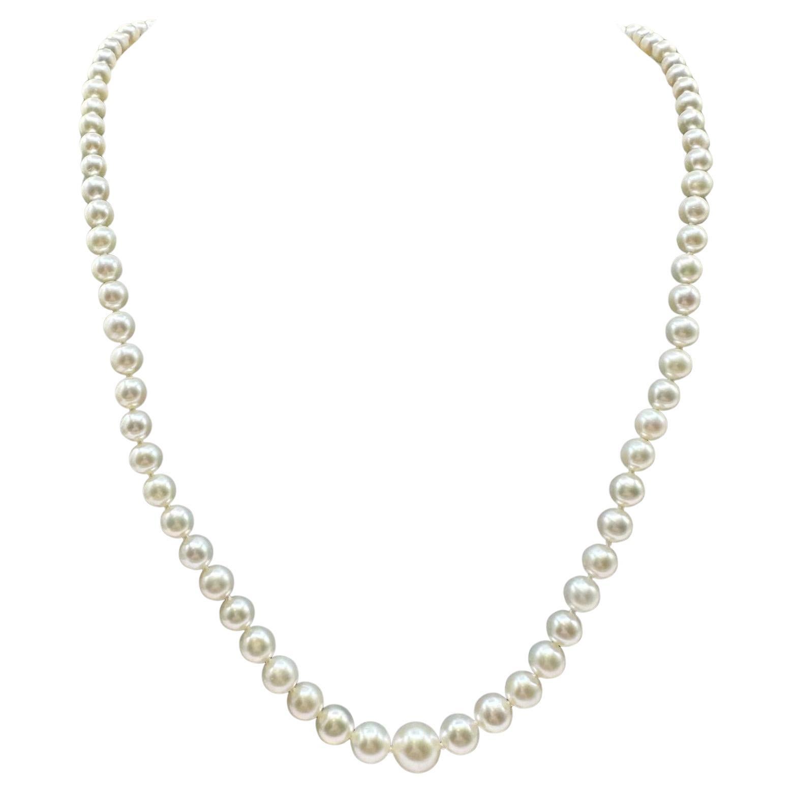 Collier de perles Effy en or jaune 14kt - 18", 13.4g, New with Tag en vente