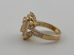 Designer Effy Ring 14k Gelbgold Diamant