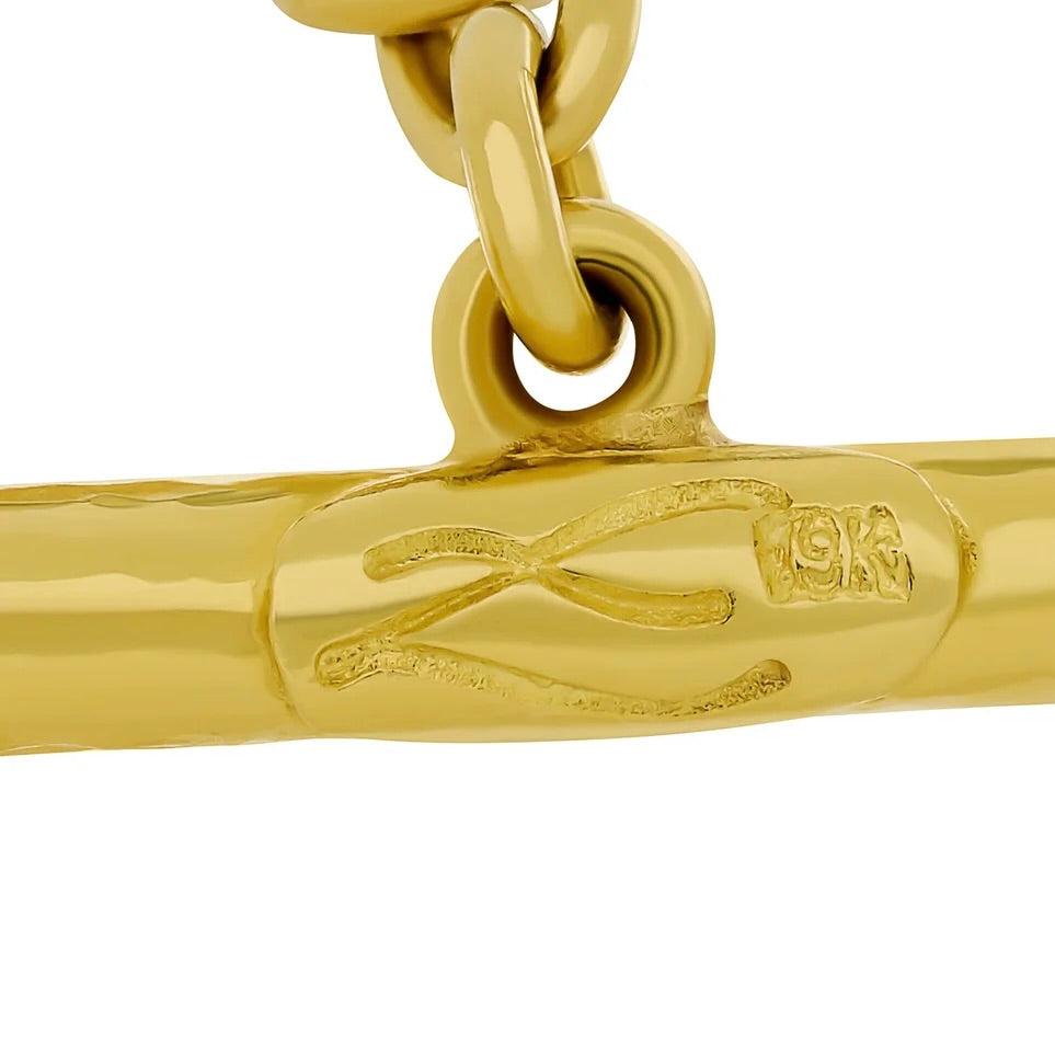 Design/One Collier à maillons en or jaune 19K Pour femmes en vente