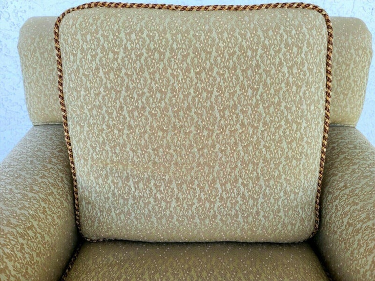 Designer English Swivel Lounge Chair by Brett Carter In Good Condition For Sale In Lake Worth, FL