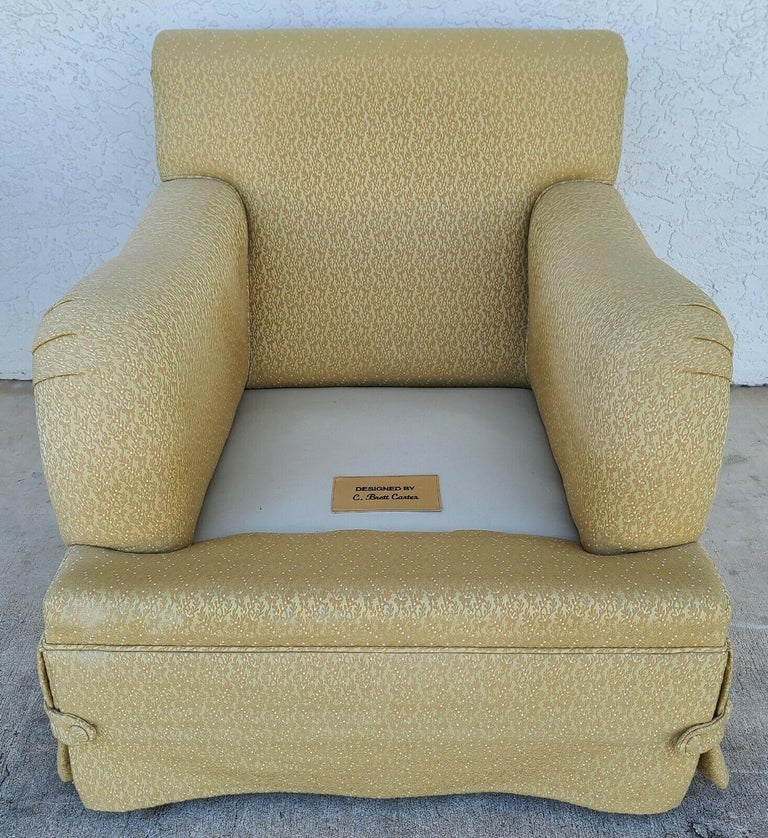 Designer English Swivel Lounge Chair by Brett Carter For Sale 3