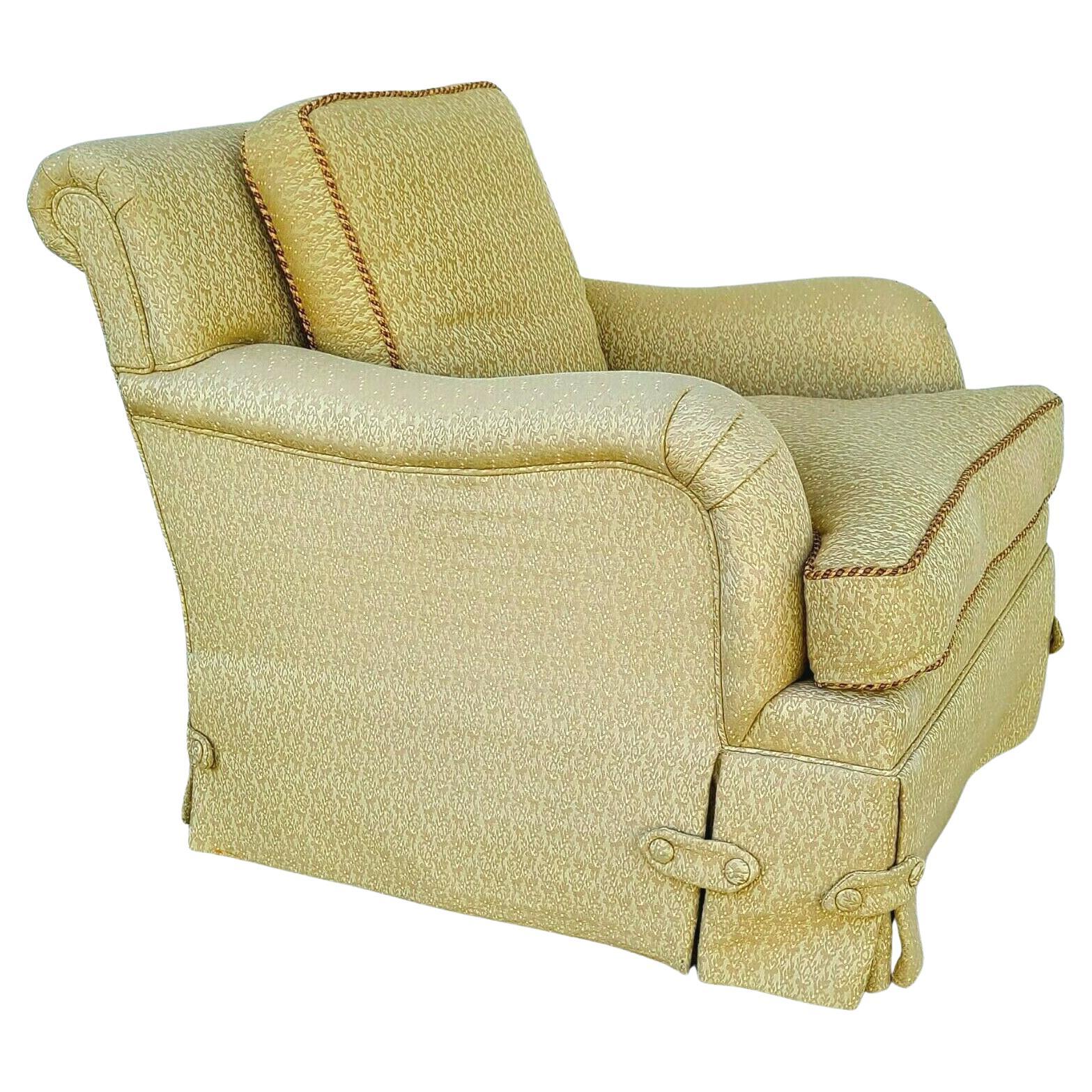 Designer English Swivel Lounge Chair by Brett Carter
