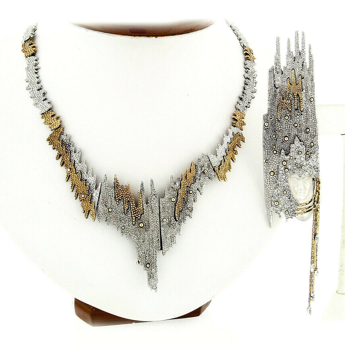 designer 14k gold necklace