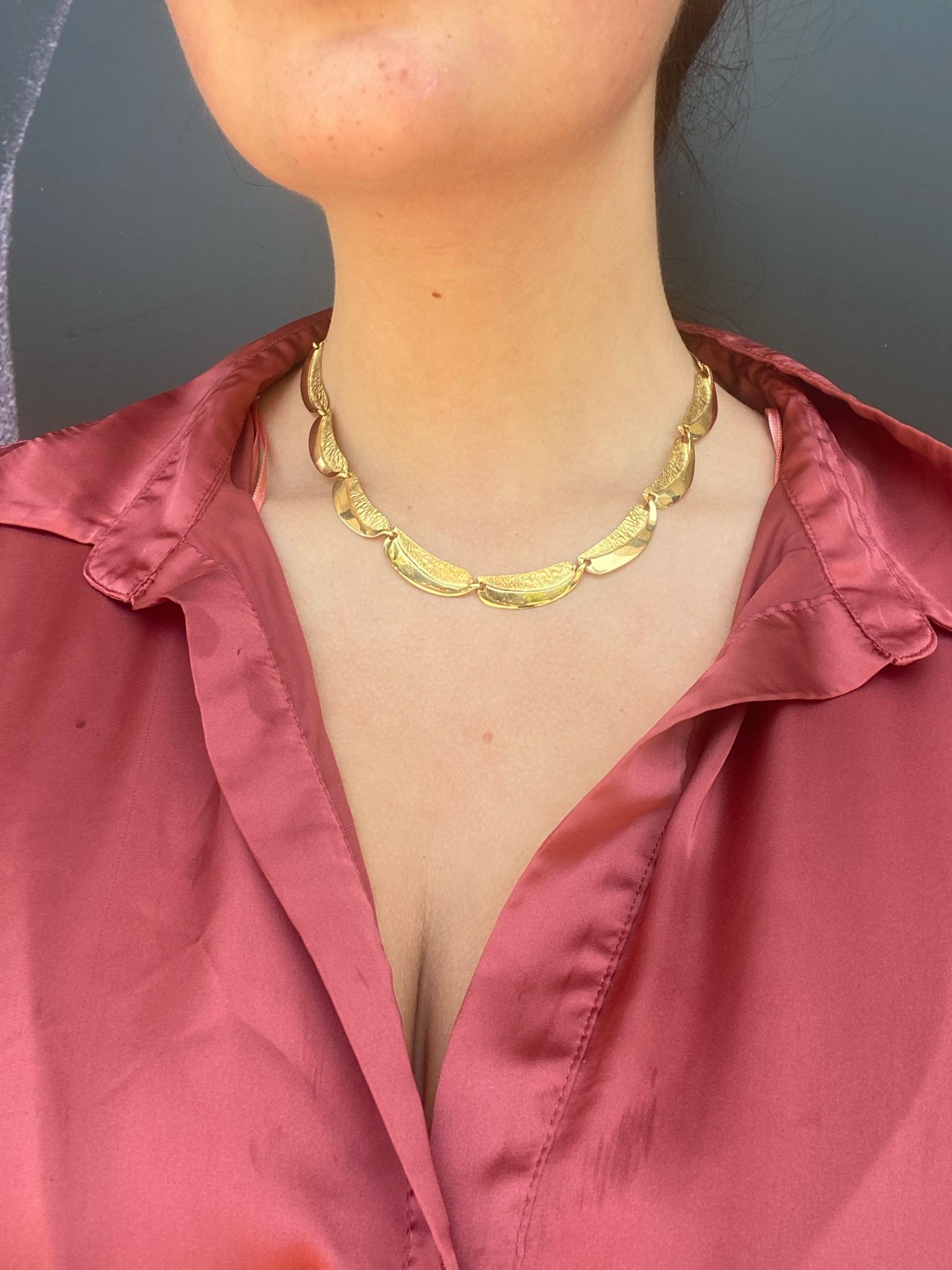 Yellow Gold 14K Necklace (Matching Ring Available)

Weight 41.23 grams
Length 45 cm

With a heritage of ancient fine Swiss jewelry traditions, NATKINA is a Geneva based jewellery brand, which creates modern jewellery masterpieces suitable for every