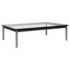 Designer Glass Table Silver Chrome Coffee Table