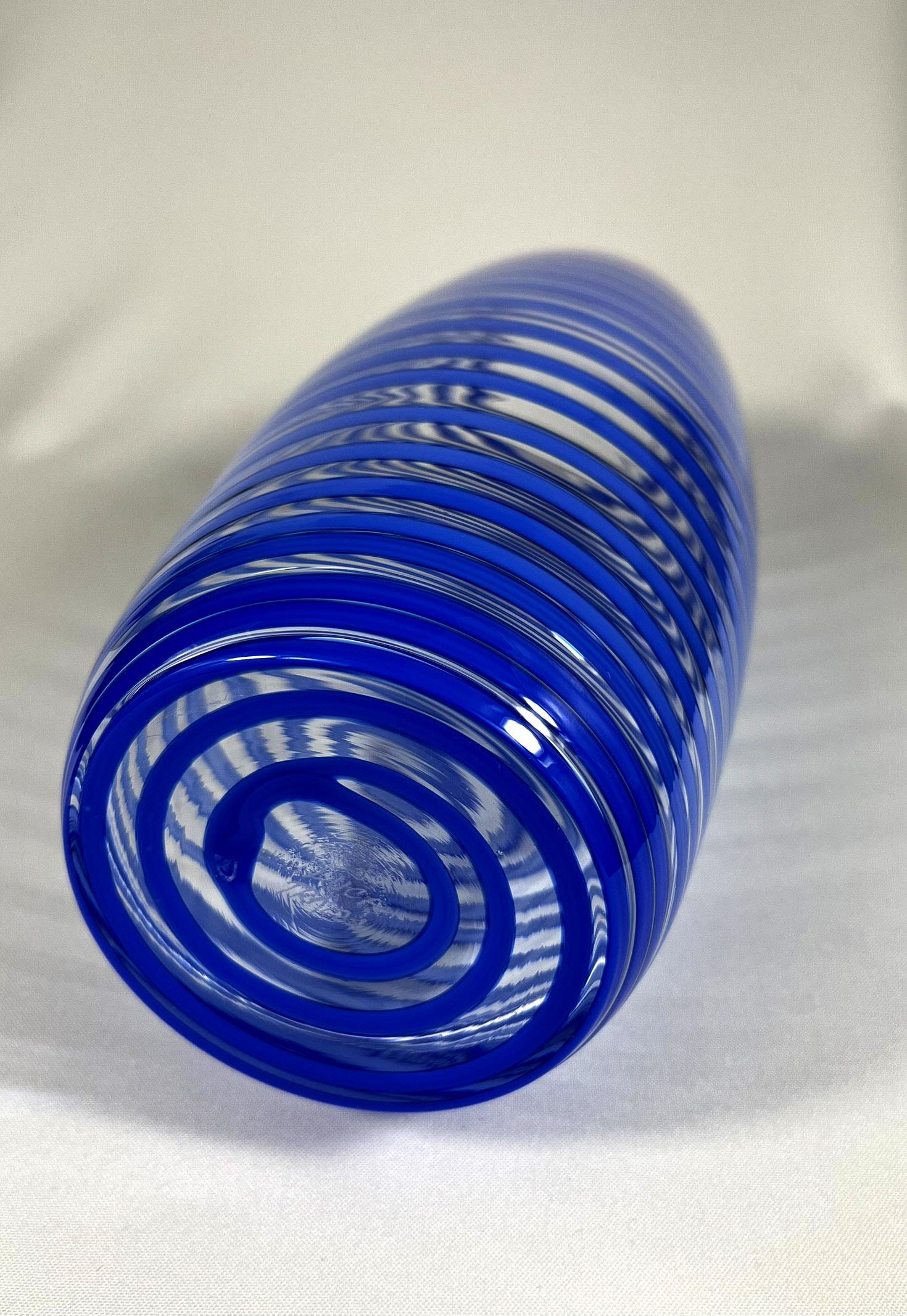Designer-Glasvase aus Glas – Ajeto Glassworks  Design – LUCA TRAZZI – ITALY im Angebot 1