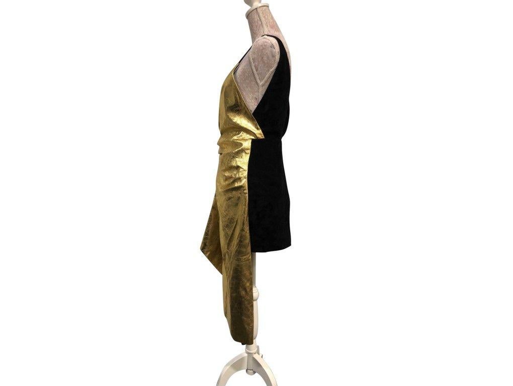 gold designer dress