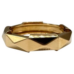 Anillo «Link To Love» de Gucci, de oro amarillo de 18 quilates, talla 10, con caja