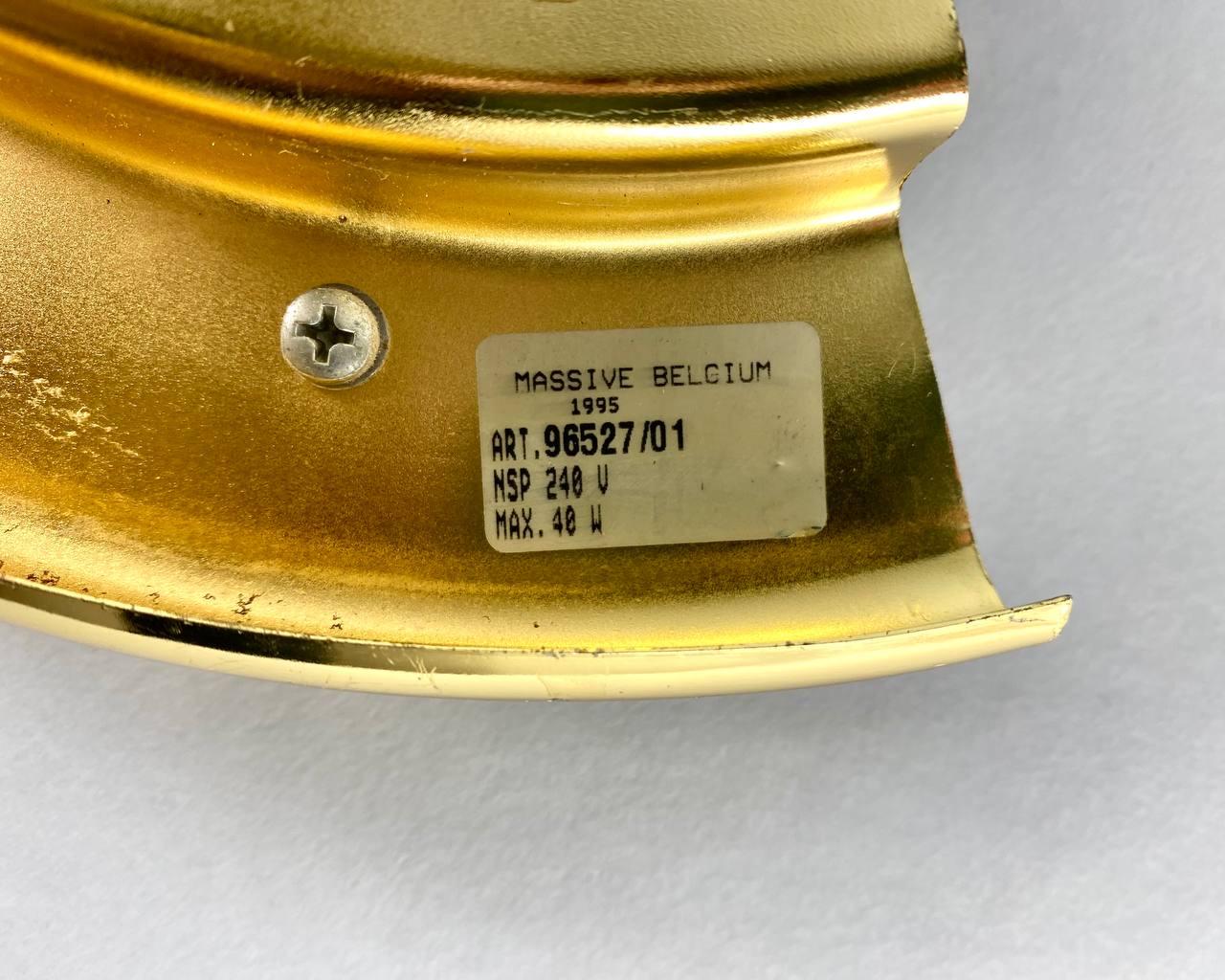 The Belgian company Massive presents to your attention a wonderful designer pair of lamps made of gilded metal and glass.

1995.

Lights are a great way to add our own personality into our home decor. 

Take these wall sconces, for example: