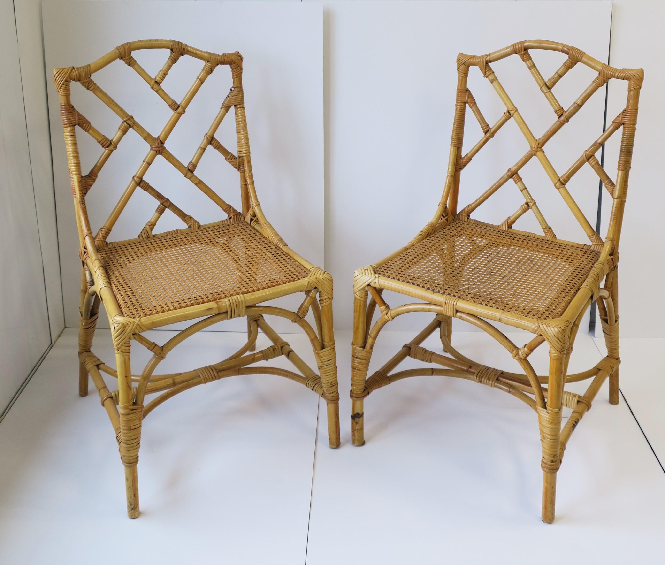 bamboo wicker chair