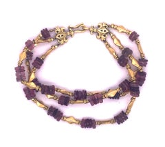 Designer Jamie Wolf Tourmaline Rondels 18K Yellow Gold Bracelet