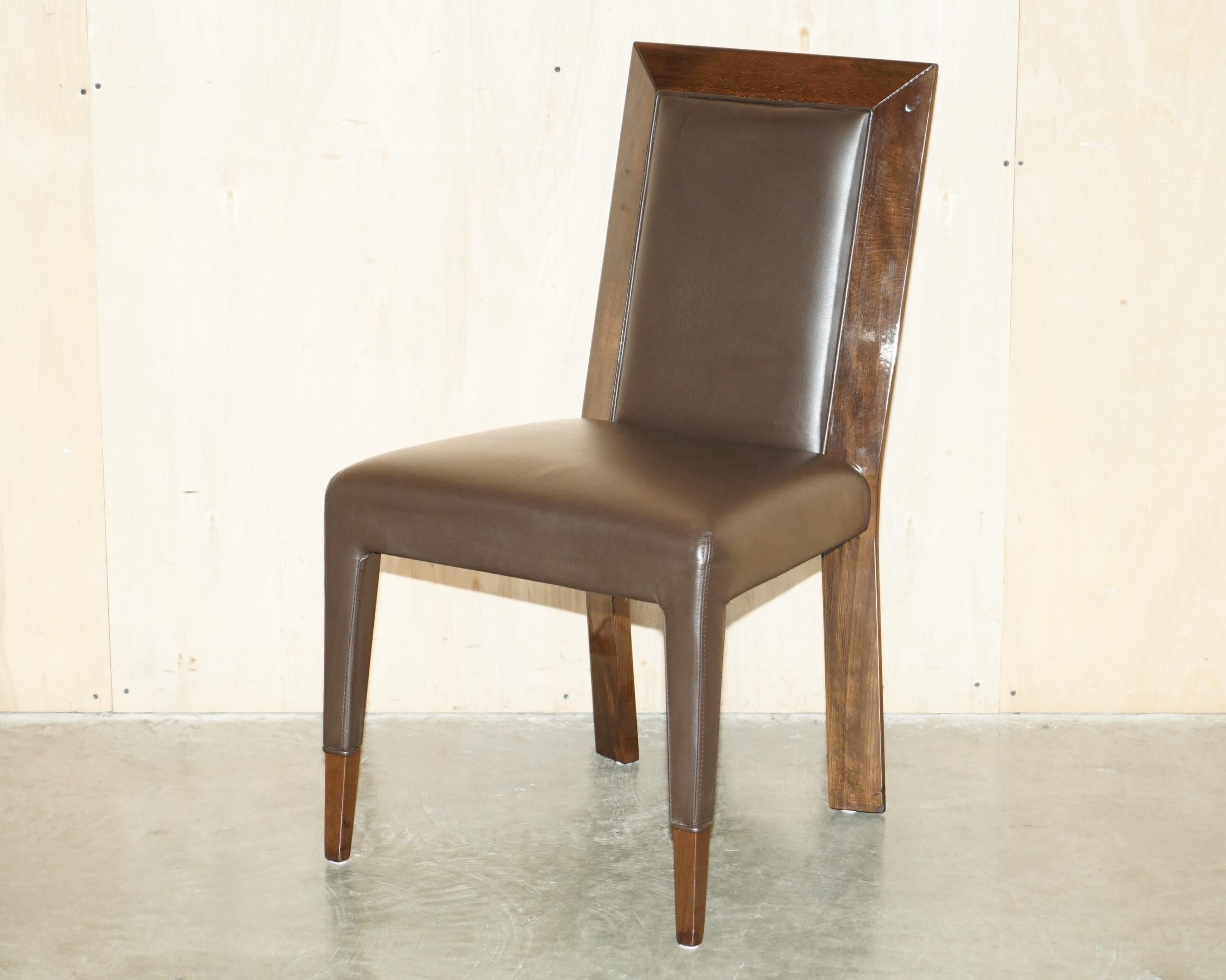 DESIGNER KESTERPORT AMERICAN HARDWOOD TABLE & CHAIR DE salle à manger ROOM SUITE en vente 2