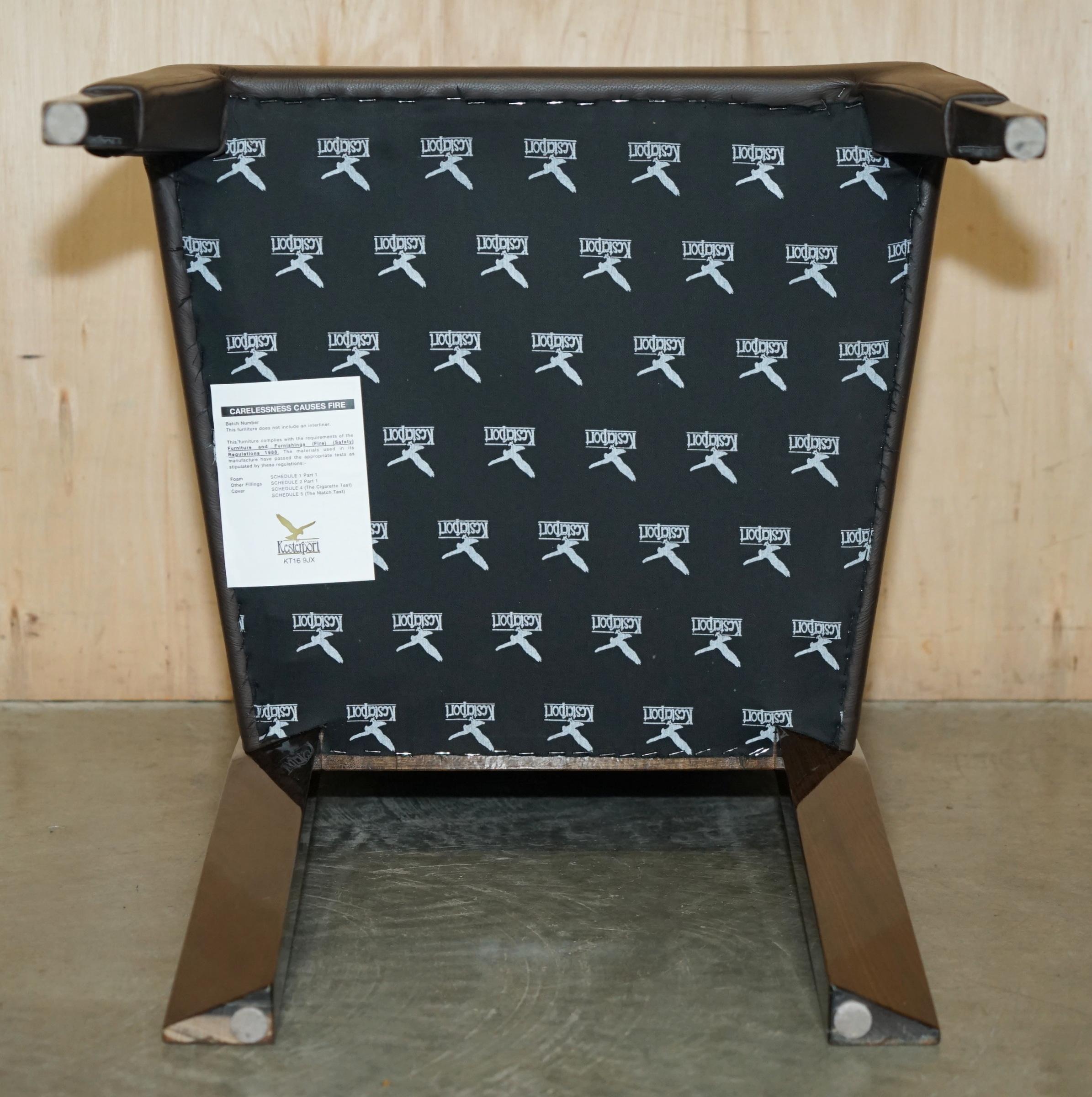 DESIGNER KESTERPORT AMERICAN HARDWOOD TABLE & CHAIR DE salle à manger ROOM SUITE en vente 11