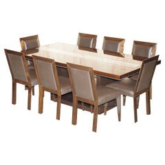 DESIGNER KESTERPORT AMERICAN HARDWOOD DiNING TABLE & CHAIR DINING ROOM SUITE
