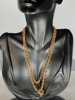 Designer Mattioli 18 Karat Rose Gold Long Strand Necklace,  Opera 30"L
